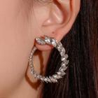 Hoop Earring 1 - 7660 - Kc Gold - One Size