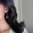 Faux Pearl Drop Earring 1 Pair - Faux Pearl - White - One Size