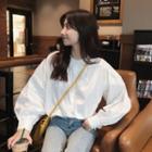Long Sleeve Crewneck Blouse