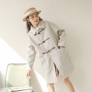 Houndstooth Duffle Coat