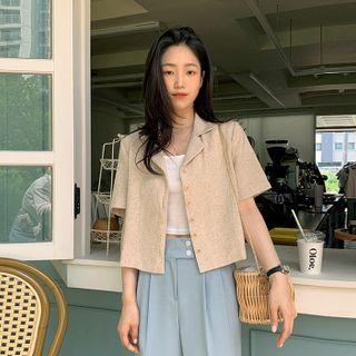 M Lange Crop Blazer