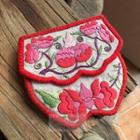 Floral Coin Purse Diy Embroidery Kit