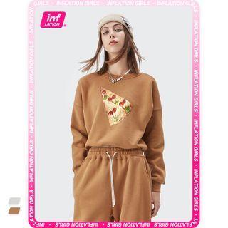 Pizza-print Pullover