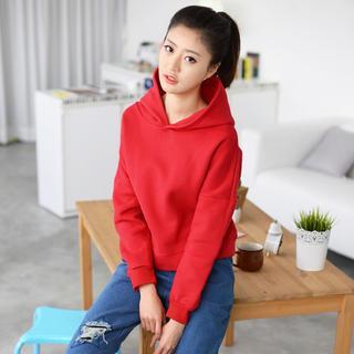 Dolman-sleeve Hooded Pullover