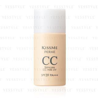 Isehan - Kiss Me Ferme Skincare Cc Milk Uv Spf 39 Pa+++ (#02 Natural Beige) 30ml