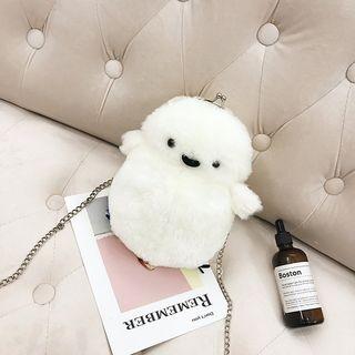 Chain Strap Furry Chicks Crossbody Bag