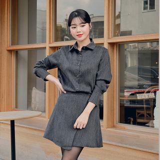Shirt & Miniskirt Matching Set