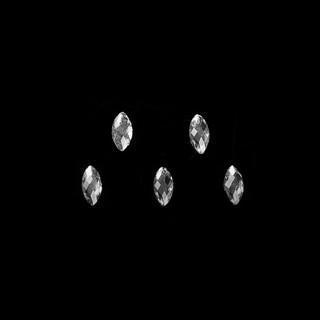 3d Nail Art Rhinestones (#6 Rugby Shape) (5 Pcs) 5 Pcs