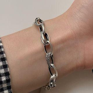 925 Sterling Silver Chain Bracelet 3024 - One Size