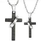 Set: Couple Cross Necklace
