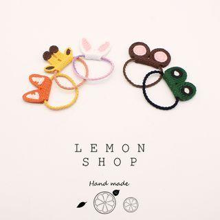 Yarn Animal Ear Hair Tie