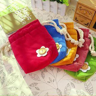 Flower Drawstring Pouch