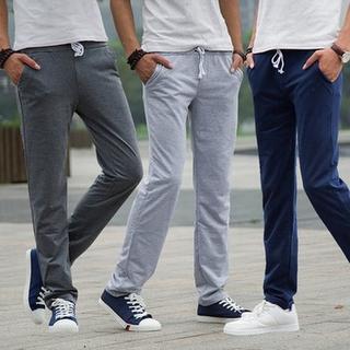 Houndstooth Trim Sweatpants
