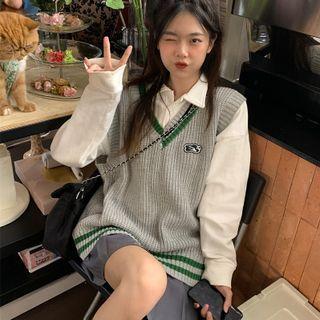Sweater Vest Gray - One Size