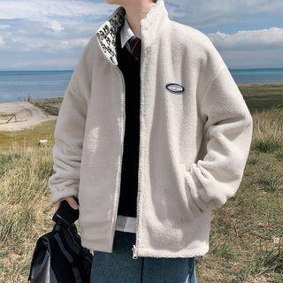 Reversible Applique Fleece Jacket
