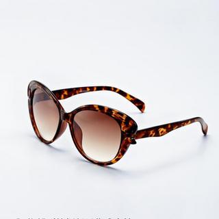 Leopard Print Cat Eyes Sunglasses