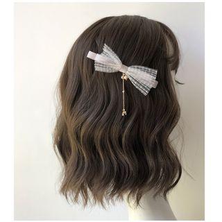 Ribbon Accent Star Drop Hair Clip