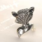 Fox Ring  Silver - One Size