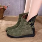 Embroidered Hanfu Short Boots