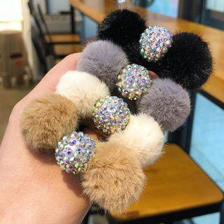 Bobble Rhinestone Hair Tie