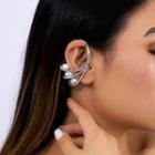 Embellsihed Ear Cuff 2645 - 1 Pc - Silver - One Size
