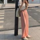 Wide Leg Dress Pants Pants - Pink - One Size