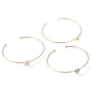 Alloy Open Bangle (various Designs) Alloy Open Bangle - One Size