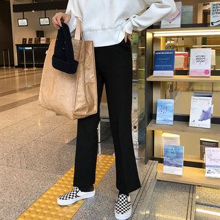 Hook And Eye Boot-cut Pants