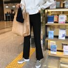 Hook And Eye Boot-cut Pants