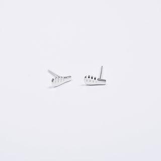 Comb Sterling Silver Earring