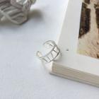925 Sterling Silver Roman Numeral Open Ring