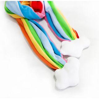Rainbow Cloud Neck Scarf Multicolour - One Size