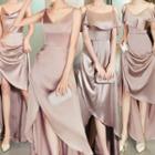 Spaghetti Strap A-line Bridesmaid Dress