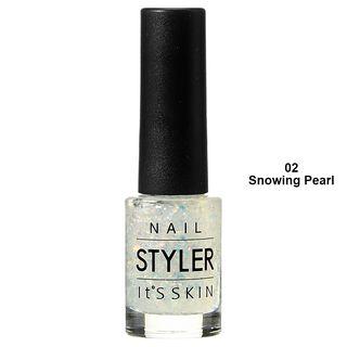 Its Skin - Nail Styler Glitter #02 Snowing Pearl