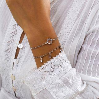 Set Of 2: Pendant Bracelet