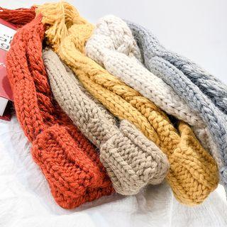 Tassel Ribbed Knit Beanie