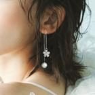 Beaded Jeweled Drop Earrings