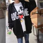 Mickey Mouse Print Hoodie