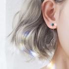 Sterling Silver Asymmetric Star & Moon Threader Earrings