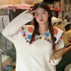 Bobble Collared Sweater