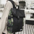Camo Panel Lightweight Backpack