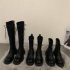 Lace-up Short Boots / Mid-calf Boot / Tall Boots