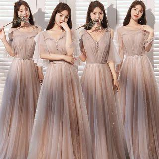 Mesh A-line Gown (various Designs)