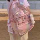 Pvc Panel Holographic Backpack / Bag Charm / Set