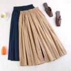 Band-waist Plain Culottes