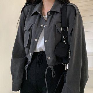 Plain Cropped (denim) Jacket