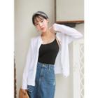 Round-neck Long-sleeve Cardigan