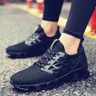 Lace-up Mesh Athletic Sneakers