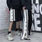 Button-side Wide-leg Pants / Button-side Wide-leg Shorts