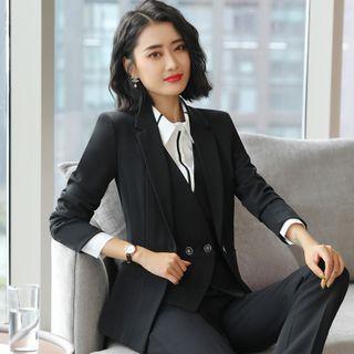 Plain Blazer / Dress Pants / Skirt / Shirt / Vest / Set